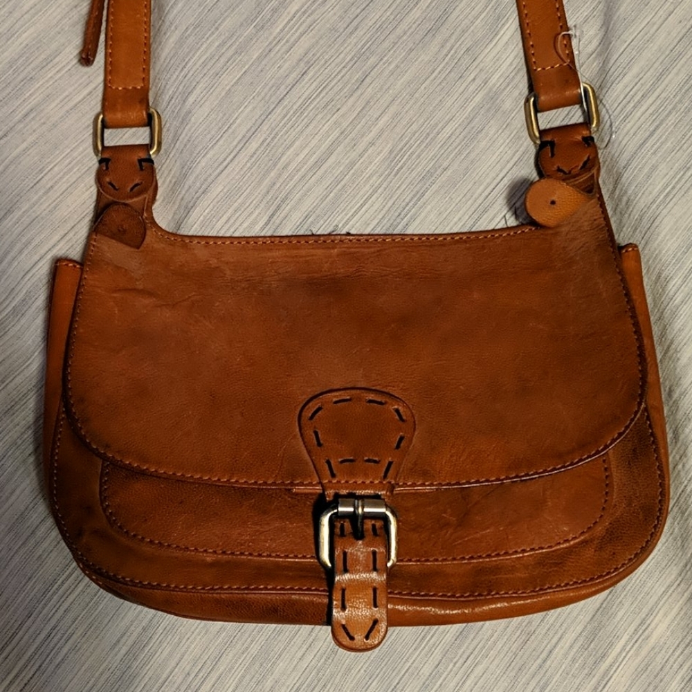 Noonday leather exploration bag
